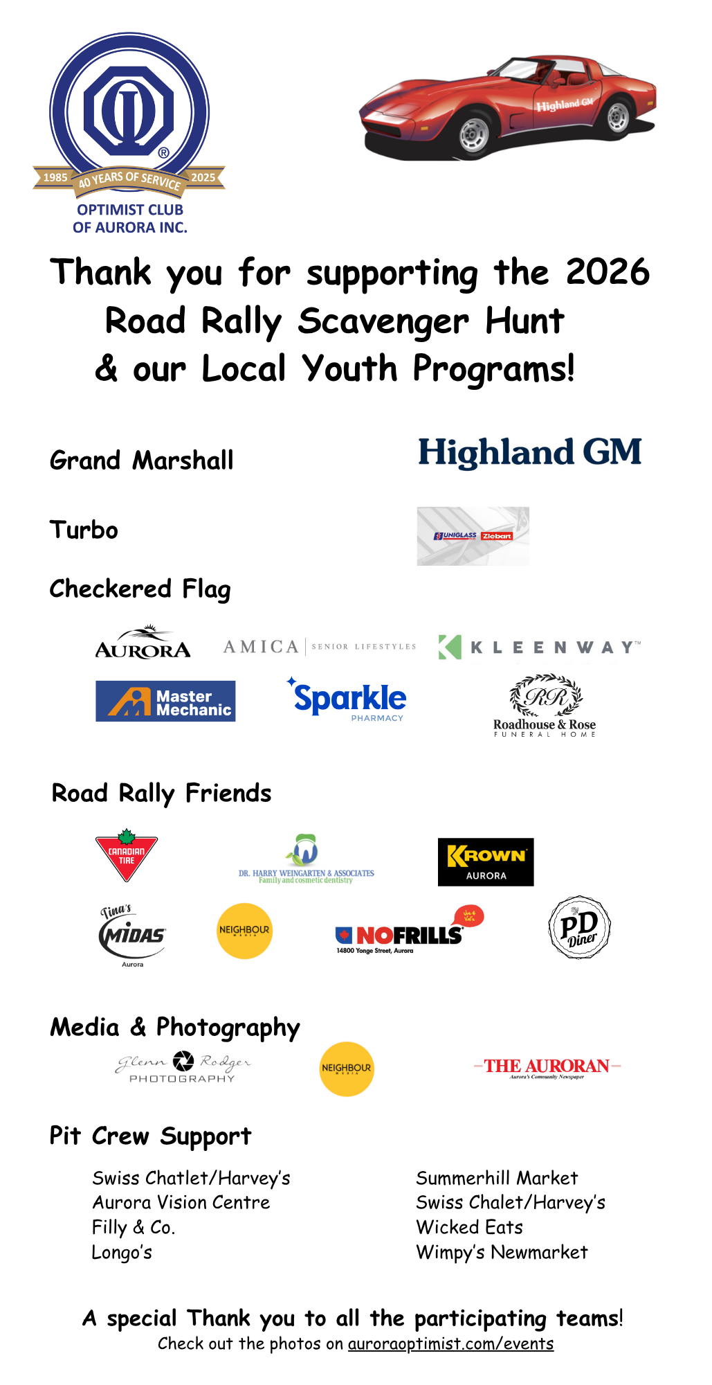 Optimist Club of Aurora Inc.