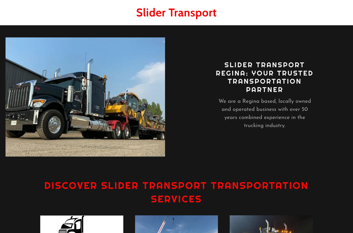 Slider Transport