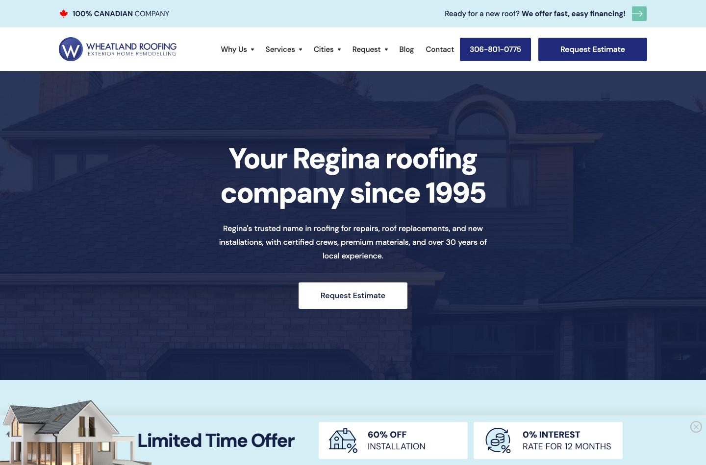 Wheatland Roofing Inc.