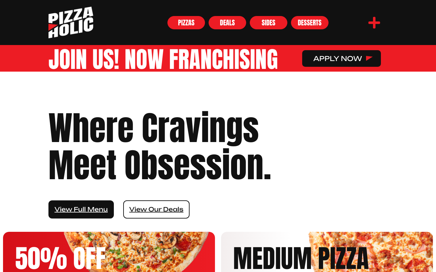Pizzaholic – Fresh Daily Dough, Always!