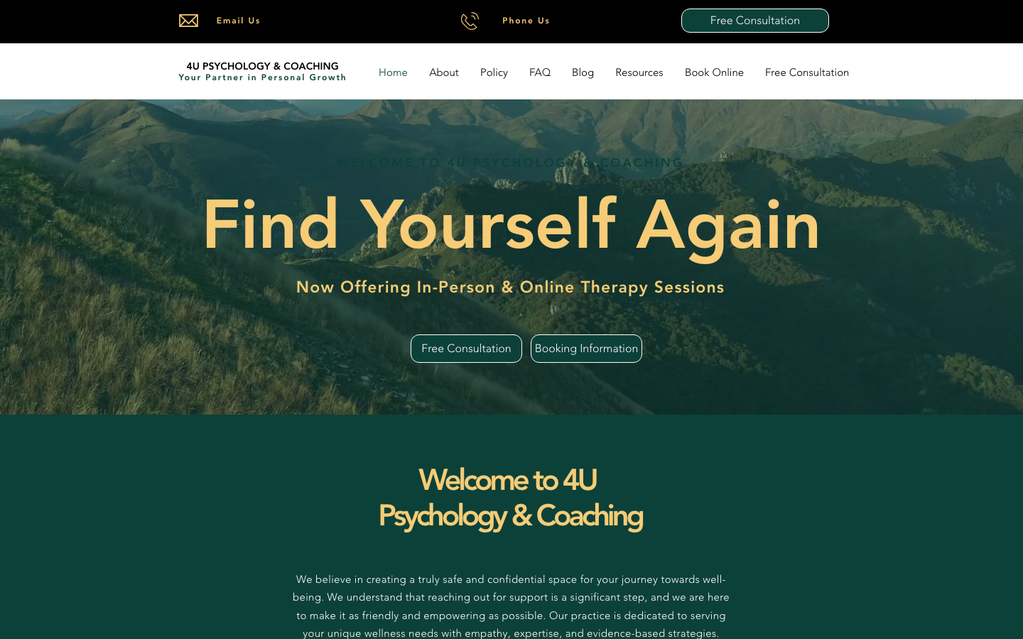 4U Psychology and Coaching Services