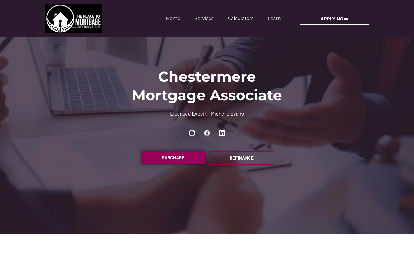 Michelle Evans, The Place to Mortgage